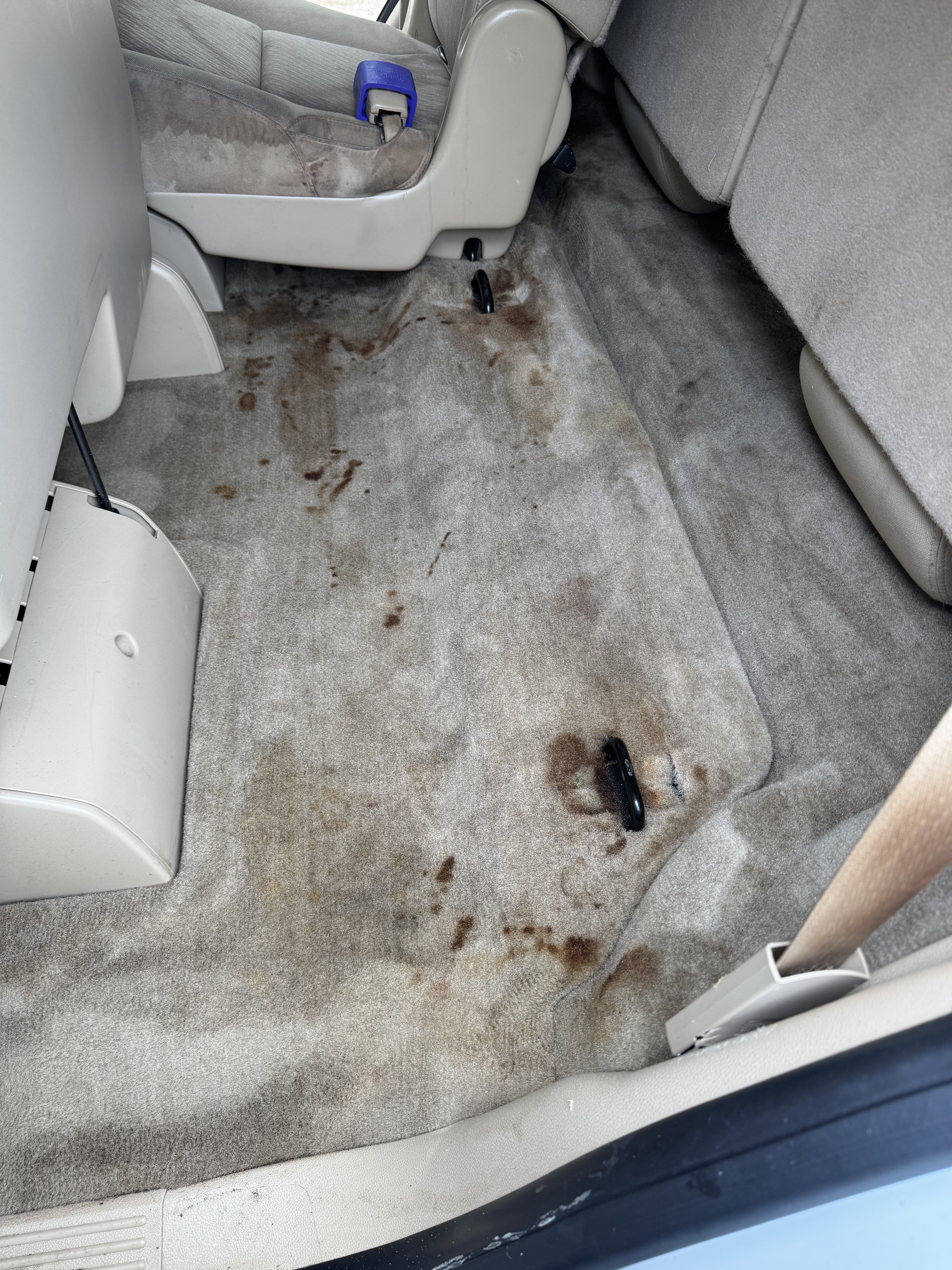 Chevy — before detailing, close-up shot