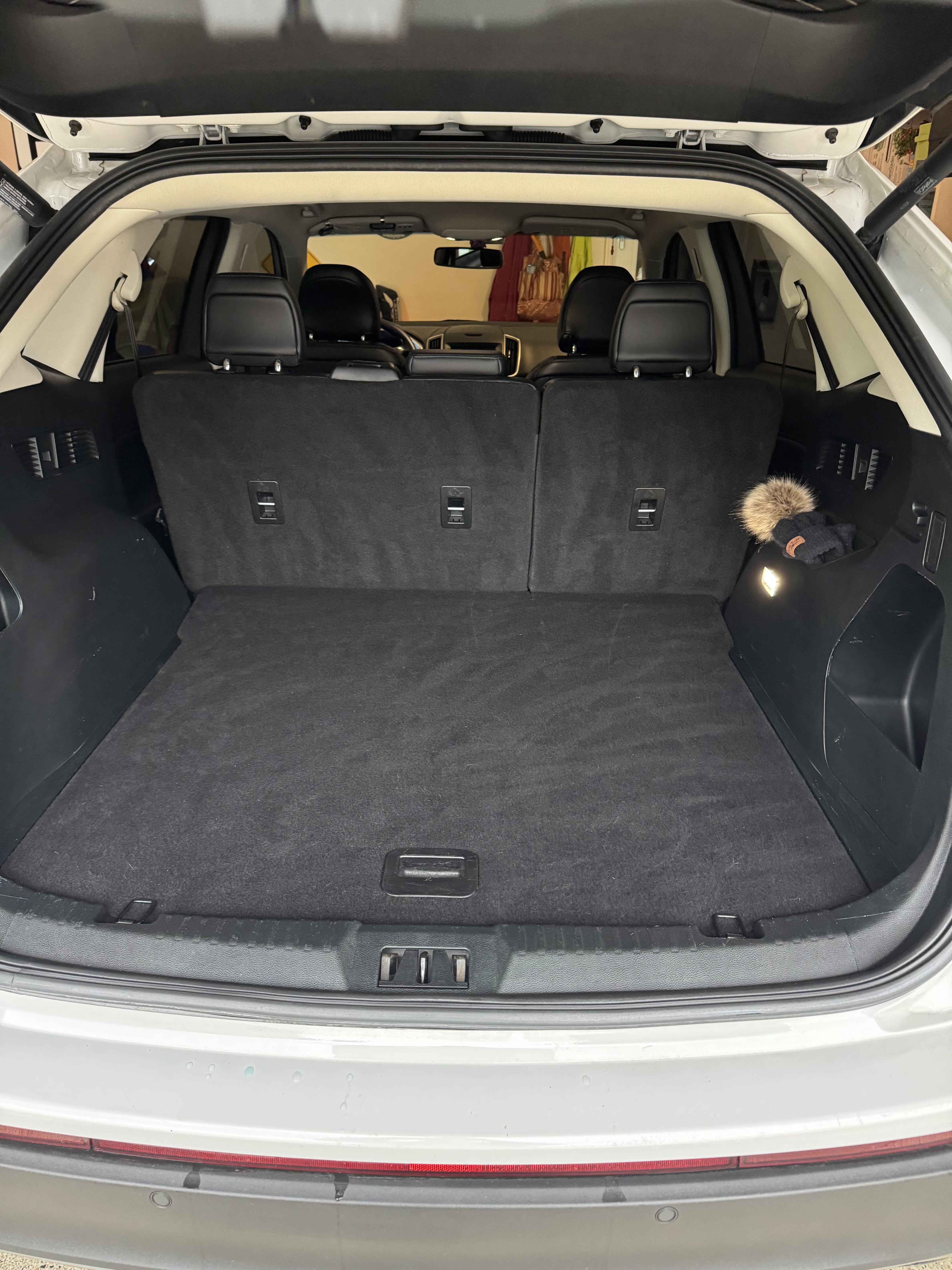 White Ford — after detailing, close-up shot